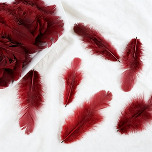 Decoraciones de Atrapasueños de 5-9 cm, Manualidades para Bodas con Plumas de Gallina Teñidas, Adornos de Plumas para Disfraces de Carnaval, Decoración para Fiestas - Product Image 6