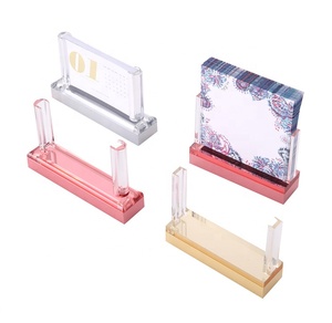 HUISEN — table de bureau or, présentoir <span class=keywords><strong>calendrier</strong></span>, livraison directe de l'usine - Product Image 2