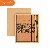 Nouvel ensemble de carnets de notes A5 à couverture rigide avec reliure cousue, thème café, écologique, cadeau d'affaires pour le bureau, logo personnalisé
