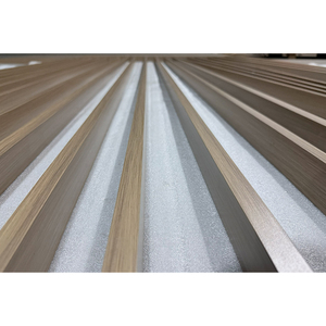 Lames <span class=keywords><strong>en</strong></span> aluminium à grain de <span class=keywords><strong>bois</strong></span> incurvées pour écran <span class=keywords><strong>extérieur</strong></span> de villa, vis cachées, panneaux <span class=keywords><strong>en</strong></span> aluminium à lattes, tube carré pour la <span class=keywords><strong>d</strong></span>écoration de la maison - Product Image 6