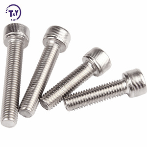 M5 30mm thép không gỉ A2 70 <span class=keywords><strong>ss202</strong></span> SS316 <span class=keywords><strong>Hex</strong></span> ổ cắm đầu nắp Allen vít <span class=keywords><strong>Bolt</strong></span> - Product Image 1