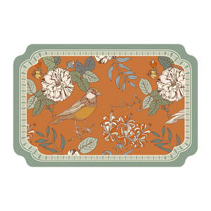 Tapis de drainage Lanting Xiangniao 30x40cm 40x60cm en polyester absorbant, design rétro pour évier de cuisine - Product Image 5