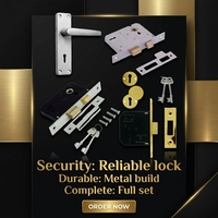 3 Inch Sabs 2 ou Promotionnel Oem Golden Supplier 2 3 Levier Sash Serrure de porte à mortaise Serrures à 3 leviers Portes Chambres à coucher