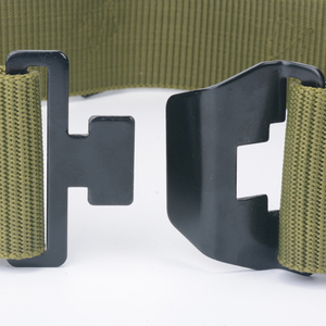 Cinturino di fissaggio ad anello con gancio in Nylon spesso regolabile su misura fibbia in metallo resistente allo strappo elegante cintura Web PP sicurezza - Product Image 4