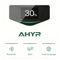 Système de stockage d'énergie solaire avec batterie LiFePO4 IP65 51,2V 314Ah 16kWh, BMS intelligent, WiFi et Bluetooth pour alimentation de secours domestique