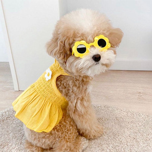 Cute Daisy Dress Suspenders Princess Skirt Cat <b>Dog</b> <b>Clothes</b> Summer Thin Section Bichon Vest <b>Small</b> <b>Dog</b> <b>Clothes</b> Dress Pet Supplies - Product Image 3