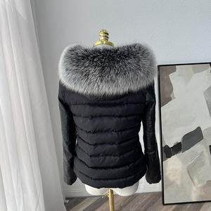 MWFur, cuello de piel de zorro de gran tamaño, adorno para capucha, adorno de pelo de zorro hecho a medida para chaqueta, Cuello de piel de moda - Product Image 4