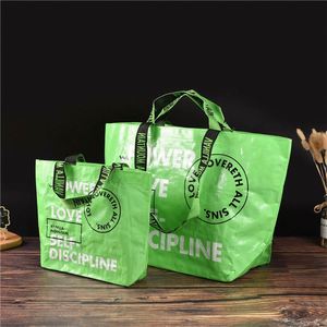 กระเป๋าโท้ทผ้า PP ทอขนาดใหญ่ รับทำโลโก้ ทนทาน พับได้ กันน้ำ สำหรับช้อปปิ้ง ขนาดใหญ่พิเศษ ขายส่ง - Product Image 6