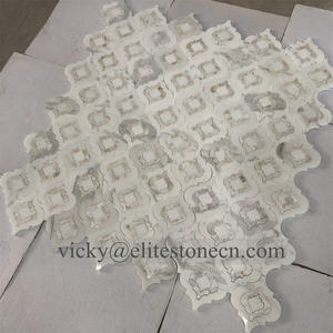 بلاط فسيفساء بيانكو أورو من الرخام الأبيض الطبيعي بتصميم عصري لتزيين الجدران - Product Image 6