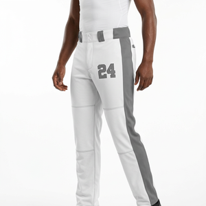 Maillot de baseball Haq Meharban pour homme, manches courtes, sublimé, anti-humidité, blanc et gris, vêtements d'équipe 24 - Product Image 5
