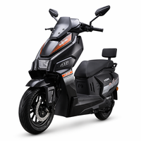 Scooter électrique de course longue portée 2000W, vitesse maximale 80 km/h, 100 km d'autonomie, frein à disque, batterie 72V, cyclomoteur électrique avec barre anti-chute