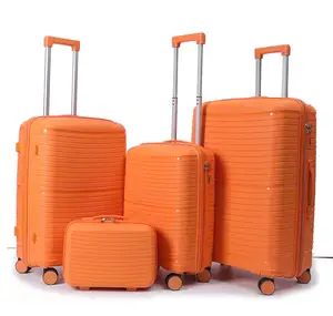 Hochwertige PP-Gepäckkoffer-Sets Eingebaute Händel Durable Travel Trolley Bag