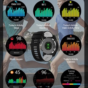 นาฬิกาอัจฉริยะ NORTH EDGE FIT3 ระบบ GPS ดาวเทียมแบบสองย่านความถี่ บลูทูธ 5.0 พร้อมมาตรวัดความสูง วัดความกดอากาศ เข็มทิศ วัดอัตราการเต้นของหัวใจ ตรวจจับการนอนหลับ สำหรับกิจกรรมกลางแจ้ง รุ่น Cross Fit3 - Product Image 3