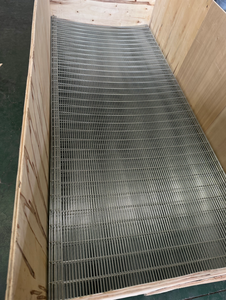 Welded Square Hole Galvanized Iron Wire <b>Mesh</b> Fence Panel for Security Applications - Product Image 2