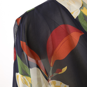 2019 de moda Simple impresió<span class=keywords><strong>n</strong></span> hecha a mano de seda de las mujeres bufandas chales para damas - Product Image 2