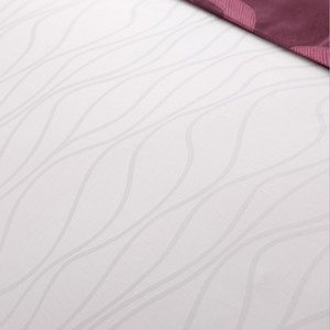 Rouleau <span class=keywords><strong>de</strong></span> tissu 100% <span class=keywords><strong>coton</strong></span> teint uni Jacquard personnalisé <span class=keywords><strong>Satin</strong></span> tissé haut <span class=keywords><strong>de</strong></span> gamme avec Dobby Style 300TC Nombre <span class=keywords><strong>de</strong></span> <span class=keywords><strong>fils</strong></span> Résistant au rétrécissement - Product Image 3