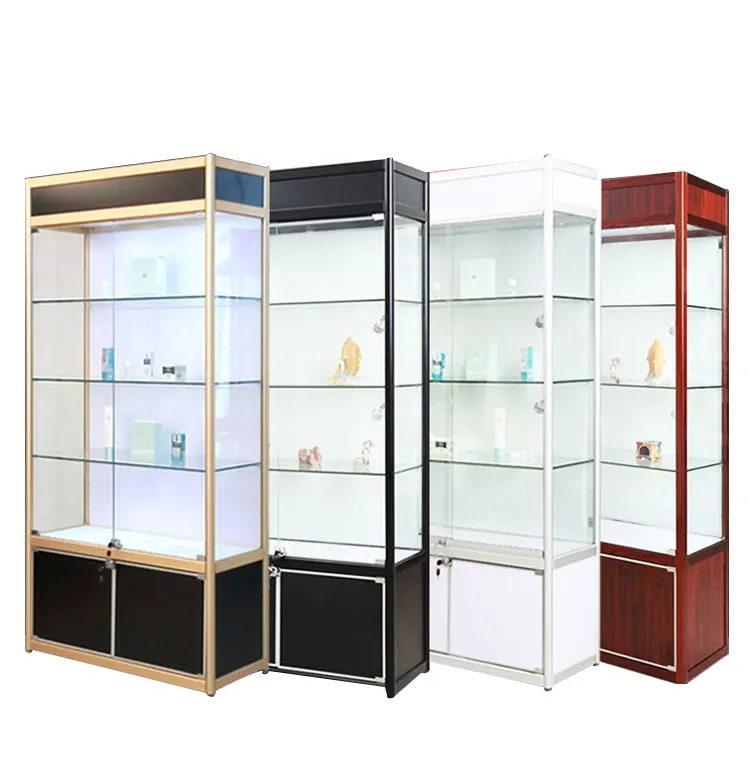 Fragrance Showcaset Shoe Custom Jewelry Shelf Artworks Glass Cabine Cabinet Display Showcase