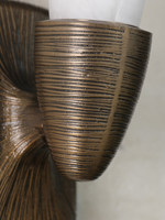 Lampe murale LED de luxe en marbre naturel, éclairage haut et bas, pour salon, chambre, bureau, hôtel - Design moderne, garantie 5 ans