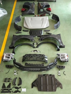 Nouveaux kits de carrosserie ABS noirs pour pare-chocs avant de voiture tout-terrain pour Ranger T6/T7/T8, mise <span class=keywords><strong>à</strong></span> niveau vers la quatrième génération de F150 - Product Image 5