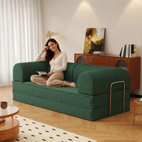 Canapé de compression Zenmoon pour le commerce extérieur, directement de l'usine ; Canapé-lit combiné pour salon ; Emballé sous vide, usage domestique, 2-en-1 rotatif