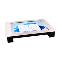 Panel de acero inoxidable de 15, 17 y 19 pulgadas, pantalla táctil resistiva integrada, Monitor táctil Industrial para Cocina