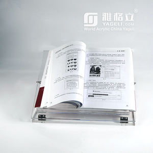 Soporte de Lectura Ajustable de Acrílico Lucite Personalizado al por Mayor, Cómodo para Leer y Estudiar sin Usar las Manos, Diseño Moderno y Duradero - Product Image 2