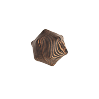 Balle de massage en bois de zèbre, forme hexagonale, pour fitness, massage des mains, balle de tumbling, accessoire pour poignet, massage par acupression
