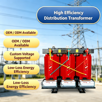 Transformateur de distribution triphasé à résine époxy, type sec, SCB18, 11 kV, 35 kV, transformateur abaisseur de tension moyenne