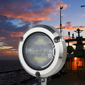 12V 24V 100W 8000LM LED Luces subacuáticas sólidas Haz de inundación LED Luz Marina IP68 LED Luz de barco para la seguridad del barco - Product Image 6