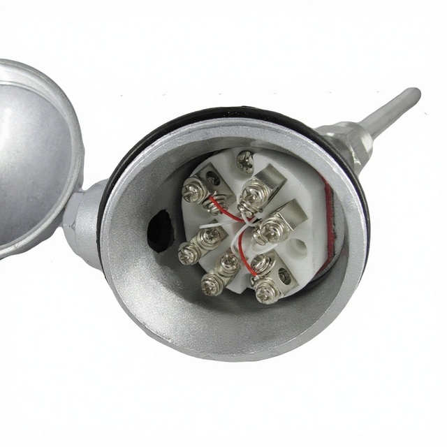 DTH-7001 Dual PT100 Thermal Resistance Output Temperature Sensor Stainless Steel