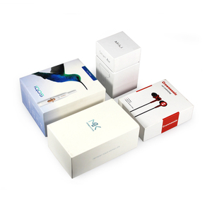 กล่องกระดาษคราฟท์สำหรับผลิตภัณฑ์อิเล็กทรอนิกส์สามารถปรับแต่งได้หลากหลายรูปแบบโฟลเดอร์ฟอยล์สีทอง - Product Image 6