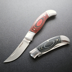 Mikata Ngoà<span class=keywords><strong>i</strong></span> Trờ<span class=keywords><strong>i</strong></span> Gấp Dao 440C Lưỡ<span class=keywords><strong>i</strong></span> Thép Không Gỉ MICarta Chiến Thuật Sinh Tồn Công Cụ Săn Bắn Cắm Trạ<span class=keywords><strong>i</strong></span> DIY OEM Tùy Chỉnh - Product Image 5