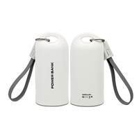 Nouvelle batterie externe 5200 mAh 18650 au design mini, batterie externe portable 4400 mAh avec porte-clés