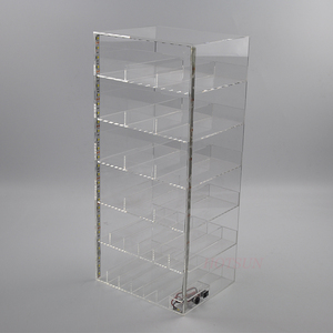 Countertop LED Hiển Thị <span class=keywords><strong>Acrylic</strong></span> Đứng cho Điện Thoại Di Động Phụ Kiện Hiển Thị Rack với Cắm - Product Image 1
