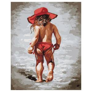 Venta caliente personalizada DIY Girlhood pintura por números Kits <span class=keywords><strong>memoria</strong></span> infantil pintura al óleo cálida decoración del hogar - Product Image 5