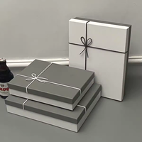 Boîte en papier de luxe recyclable pour la Saint-Valentin, logo personnalisé, vide, pour bonbons, confiseries, assortiment de cadeaux, truffes au chocolat, finition mate