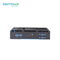 Mini PC industriel embarqué sans ventilateur X86, carte mère unique, processeur Intel Core i3 i5 i7 J4125, ordinateur compact et fin 4K, disponible en stock
