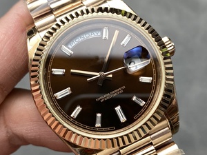 Luxury Super Quality Mechanical Watch 40mm KF Factory 904l Steel 2836 Movement 228235 <b>Weight</b> 215g Rose Gold Diamond Watch - Product Image 2