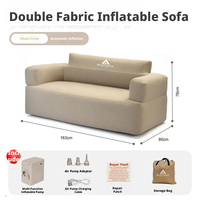 Canapé gonflable pliable en PVC, canapé gonflable portable, lit gonflable, chaise gonflable, matelas gonflable avec pompe intégrée, canapé gonflable