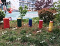 Terrain de jeu extérieur Instruments de musique Jardin sensoriel Batterie arc-en-ciel Instrument d'extérieur pour enfants Coloré Intérieur Extérieur Sans limite d'âge