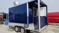 MAICHE SL-6Z Camion de restauration rapide personnalisé et élégant à 4 roues, capacité de 500 places, pour la vente de café, de bière et de snacks dans les restaurants et les cafés