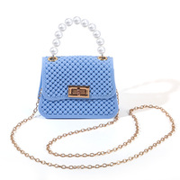 Nouveau Modèle 2025 Petit Sac Bandoulière en PVC pour Enfants, Vente Directe Usine, Mini Sac à Main Creux avec Fermeture Éclair, Sac Transparent Gelée