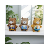 Pistolet à eau pour animaux Jouets de jeu d'été pour enfants Jeux de plein air Ours mignon Jouet à eau en ABS Amusement estival Pistolet à eau pour ours avec impression UV
