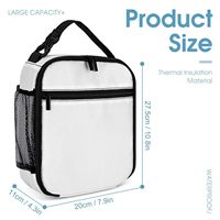 Ensemble de 3 sacs à dos personnalisés à motif géométrique pour étudiants, sac d'école imperméable avec fermeture éclair, sac à bandoulière isotherme pour le déjeuner, trousse à crayons OEM