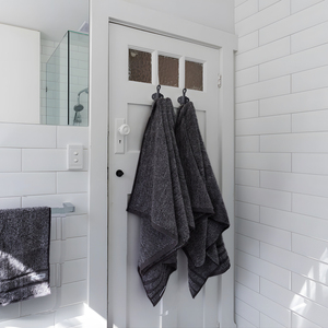 Vintage Black Metal Jas Haak Dubbele Muur Badkamer Entree Haken Voor Kleding Handdoek Decoratieve Hanger Fabriek Prijs Voor Garderobe - Product Image 6