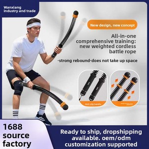 <span class=keywords><strong>Cuerda</strong></span> de Ejercicio de Alta Resistencia para Uso Comercial, con Asas de Acero, Inalámbrica, con Resorte, para Entrenamiento de Fuerza y Crossfit - Product Image 2