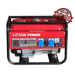Siap kirim harga set generator Leton power 5kw untuk generator bensin tipe terbuka