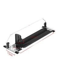 TXL661 Organisateur de canettes de soda Distributeur pour réfrigérateur Organisateur de boissons Distributeur automatique Pousseur Glide Organisateur de boissons pour réfrigérateur