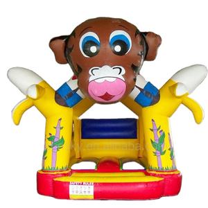 Couleurs pastel légères de qualité commerciale sautant le château de la maison gonflable - Product Image 1