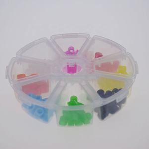 160 Peças de Anéis de Identificação de Instrumentos Dentais de <span class=keywords><strong>Silicone</strong></span> Autoclaváveis, Círculos Coloridos para Ferramentas de Odontologia - Product Image 3